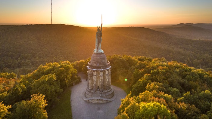Das Hermannsdenkmal bei Detmold