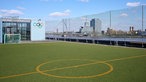 Deutsches Sport & Olympia Museum Köln: Sportplatz auf dem Museumsdach