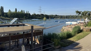 Die Wasserskianlage in Langenfeld