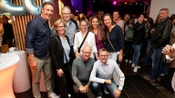 Marco Schreyl und Michelle Fausten stehen vorab für Selfies zur Verfügung