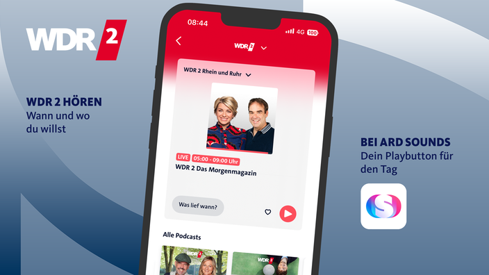 Entdecke WDR 2 in ARD Sounds!