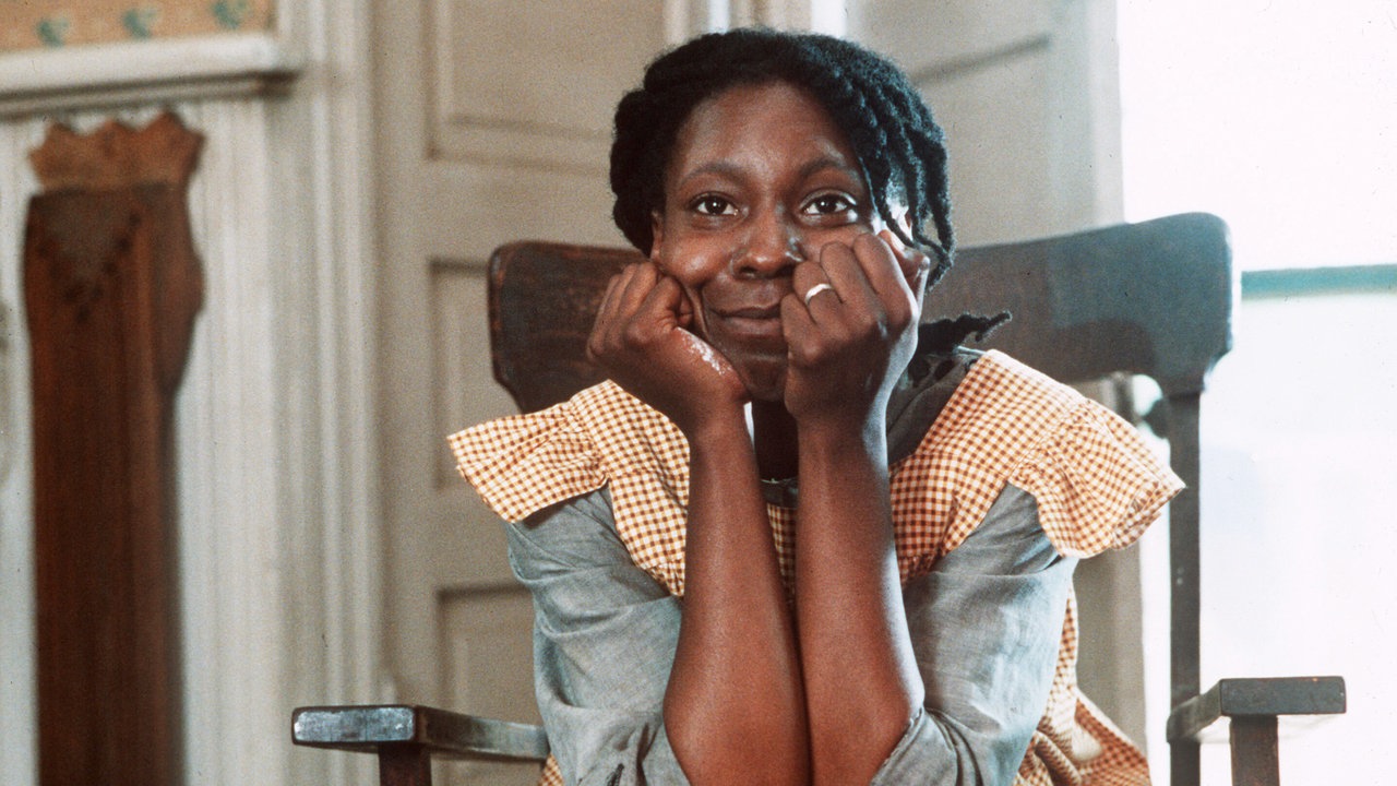 Whoopi Goldberg in dem Film "Die Farbe Lila"