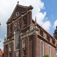Außenansicht der evangelischen Kirche am Markt in Coesfeld.