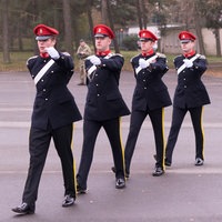 Britische Husaren der Queen in Paderborn-Sennelager im Jahr 2016.