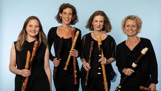 Das Blockflötenquartett "Flautando Köln".