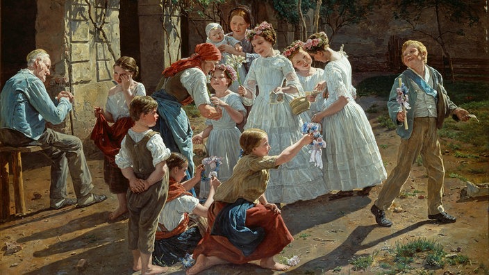 Ferdinand Waldmueller: Am Fronleichnamsmorgen