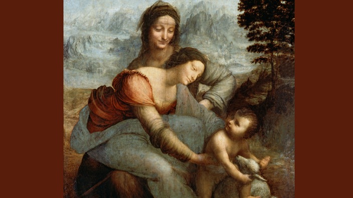 Leonardo da Vinci - Hl. Anna Selbdritt