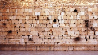 Die Klagemauer in Jerusalem