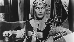Henry Wilcoxon als König Richard I. im Historienfilm "The Crusades" aus dem Jahr 1935.