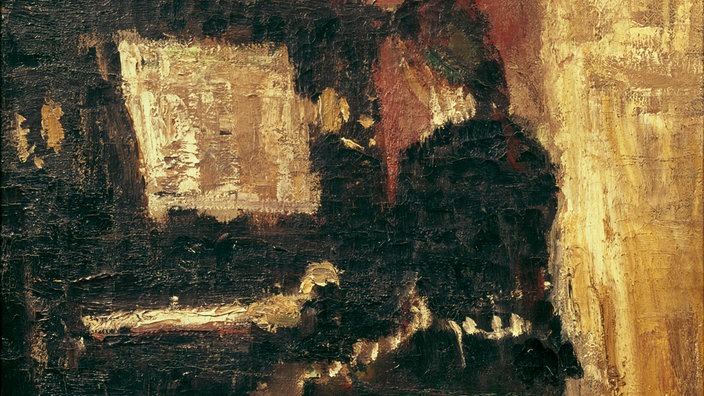 Ausschnitt des Gemäldes "Am Klavier" von Edvard Munch