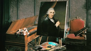 Das Beitragsbild der WDR3 Vesper "Für die Esterházy & Haydn-Variationen" zeigt ein Porträt von Joseph Haydn gemalt von Thomas Hardy in London.