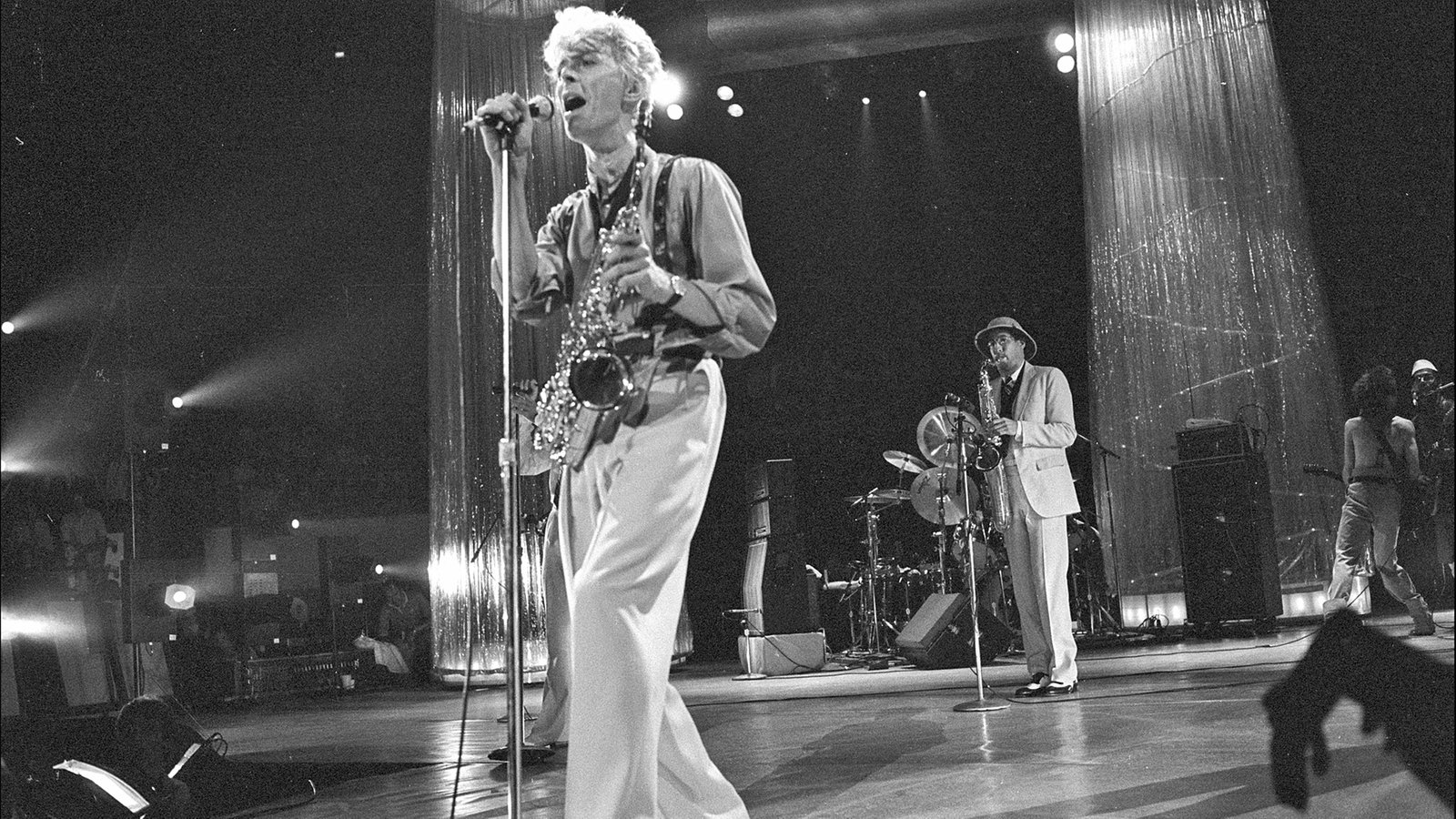 David Bowie bei einem Aufritt 1983
