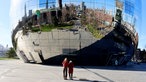Das verspiegelte Rotterdamer Kunstdepot 