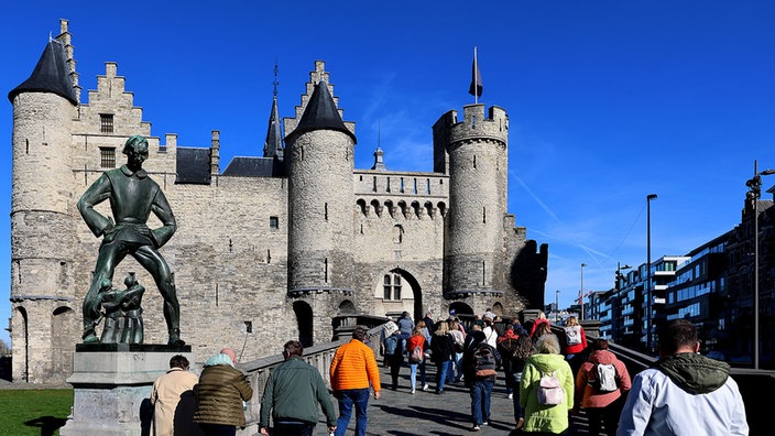 Burg Steen in Antwerpen