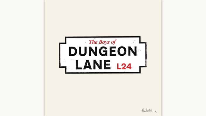 Das Cover des Albums "The Boys Of Dungeon Lane" von Paul McCartney zeigt den Schriftzug des Albumtitels, der ein bisschen wie ein Straßenschild aufgemacht ist