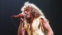 Roger Daltrey 1976 auf der Bühne