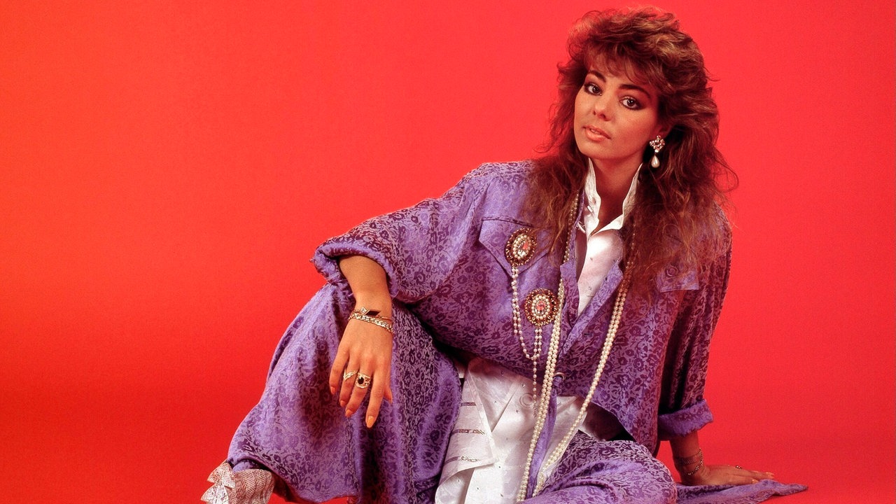 Sängerin Sandra in 1985