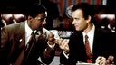 Filmszene aus "Philadelphia" (1993): Die beiden Anwälte Andrew Beckett (Tom Hanks) und Joe Miller (Denzel Washington) im Gespräch