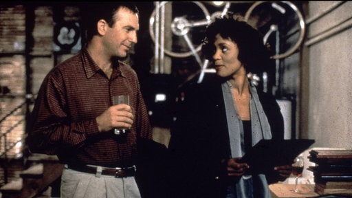 Whitney Houston und Kevin Costner in "The Bodyguard" (1992)