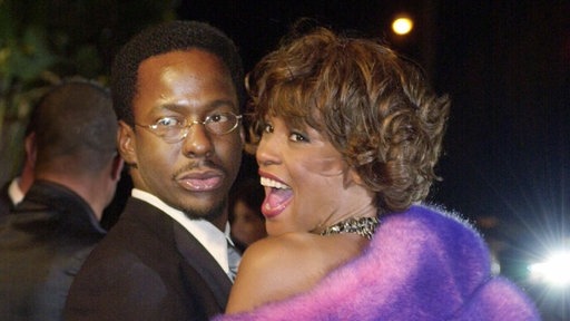 Bobby Brown und Whitney Houston bei der Vanity Fair Oscar Party (2001)