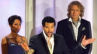 Lionel Richie mit Thomas Gottschalk und Nadja Benaissa