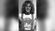 Roger Daltrey 1976 als junger Mann, sw-Bild
