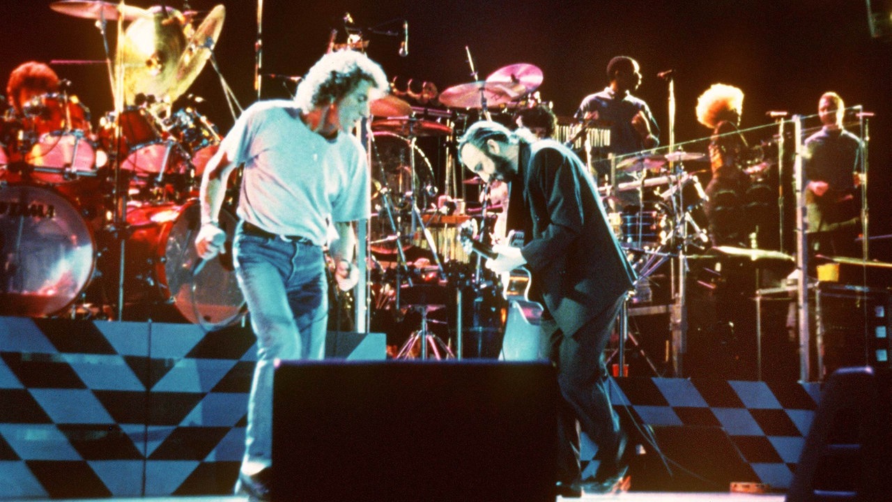 Roger Daltrey und John Entwistle auf der Bühne in New York.
