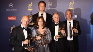 Oliver Hirschbiegel, Roland Emmerich, Caroline Link, Florian Henckel von Donnersmarck und Michael Ballhaus 2009