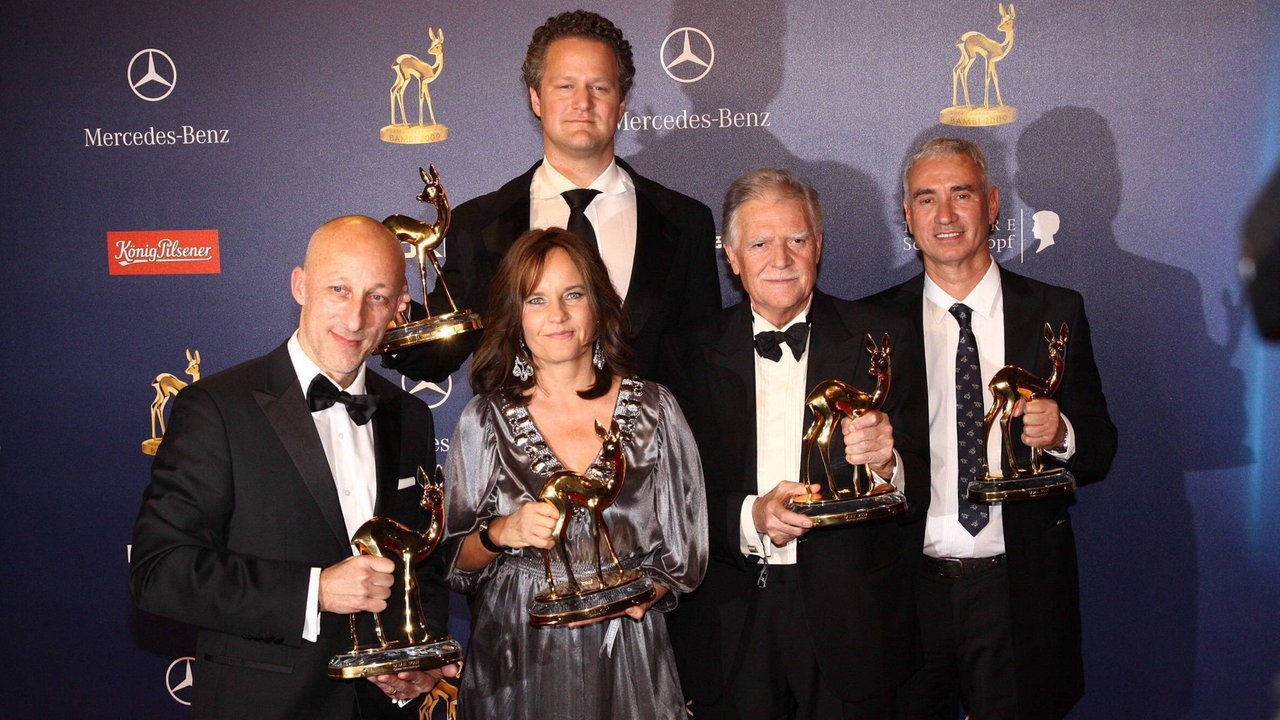 Oliver Hirschbiegel, Roland Emmerich, Caroline Link, Florian Henckel von Donnersmarck und Michael Ballhaus 2009