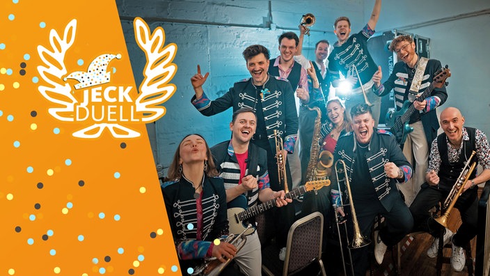Die Band Druckluft jubelt