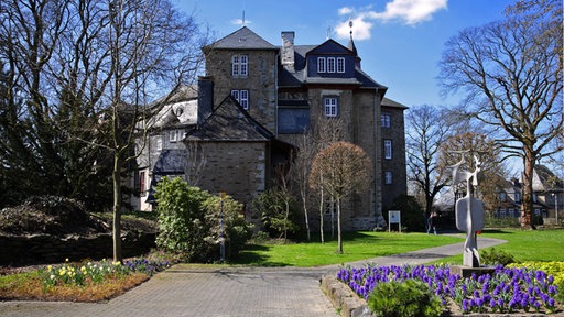 Der Schlossgarten und das Obere Schloss in Siegen