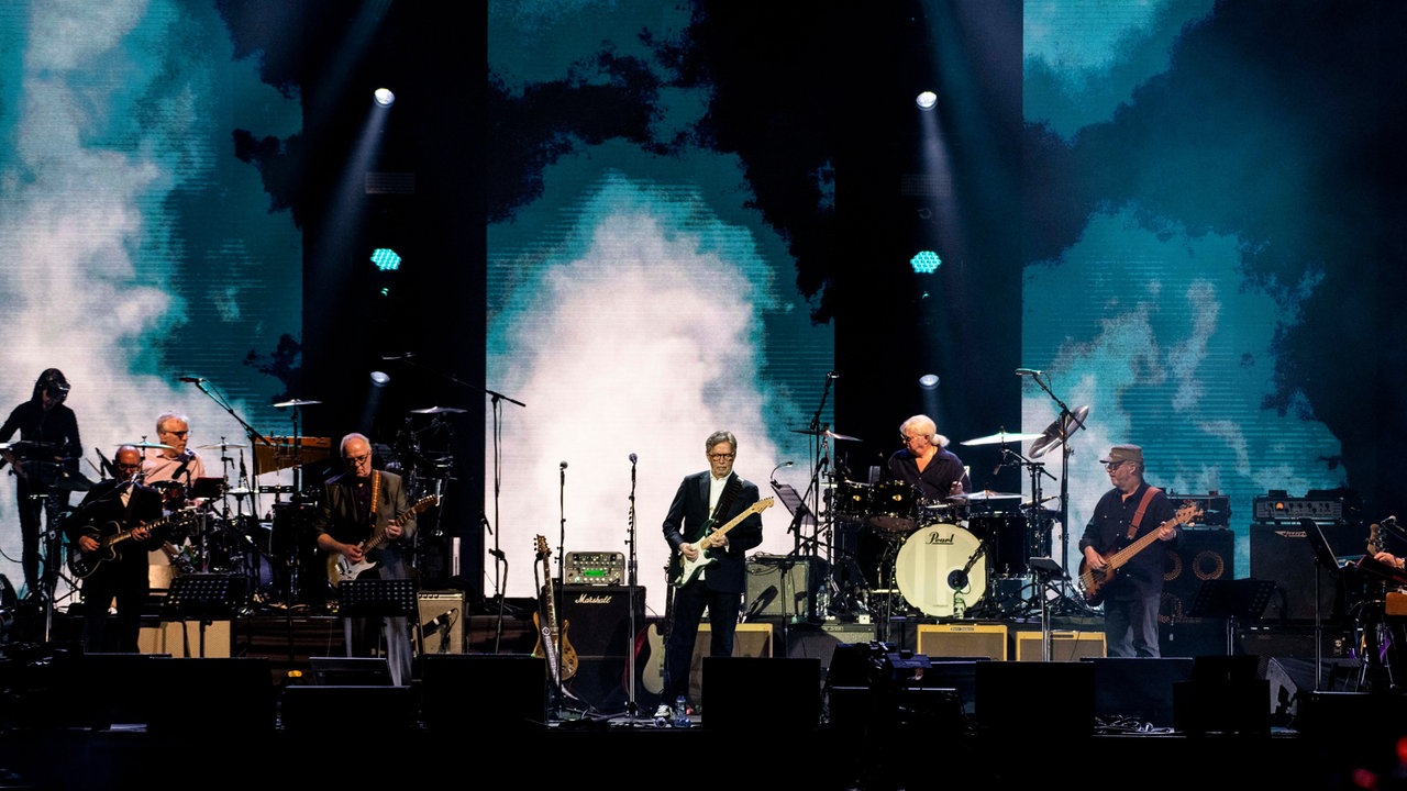 Eric Clapton bei einem Konzert im Jahr 2020
