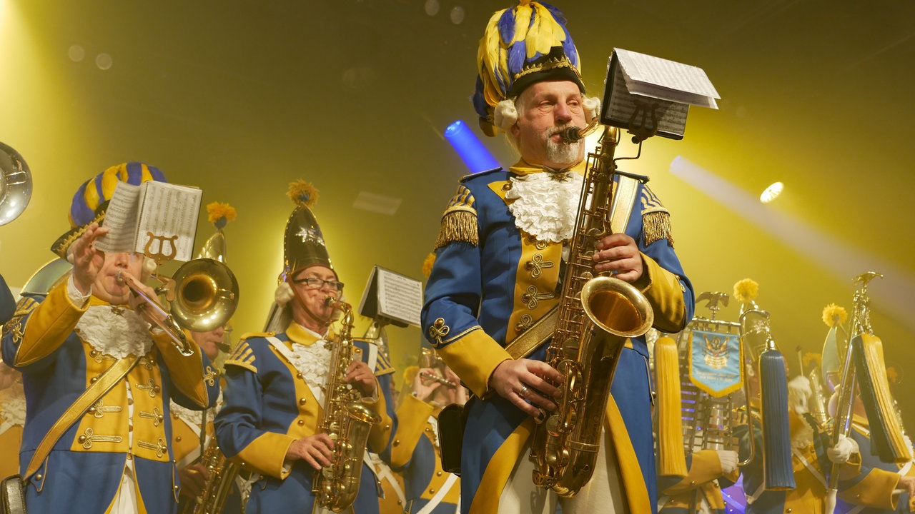 Die Bürgergarde auf der Bühne