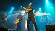 Die Band Miljö auf der Bühne