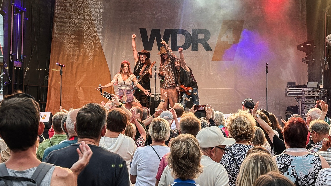 Musiker von Rednex beim WDR 4 Sommer Open Air in Münster am 31.07.2026