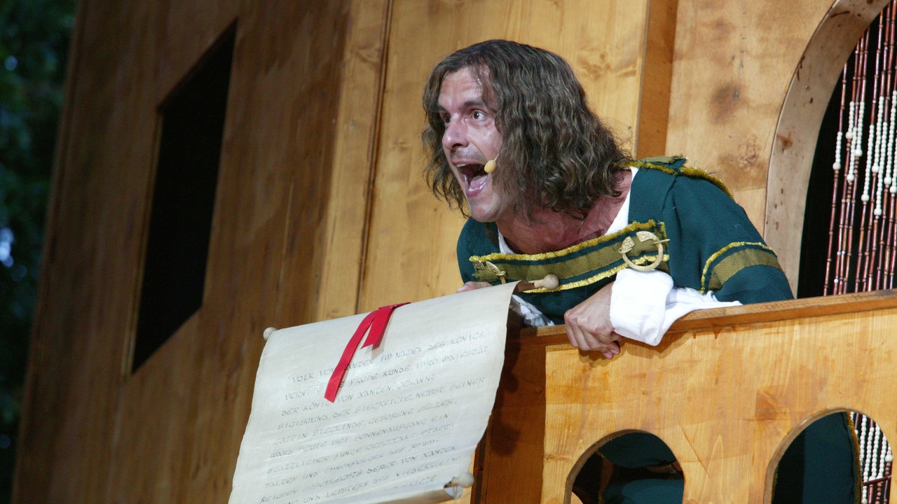 Christoph Maria Herbst als "Hagen" bei den Nibelungen-Festspiele in Worms 2009