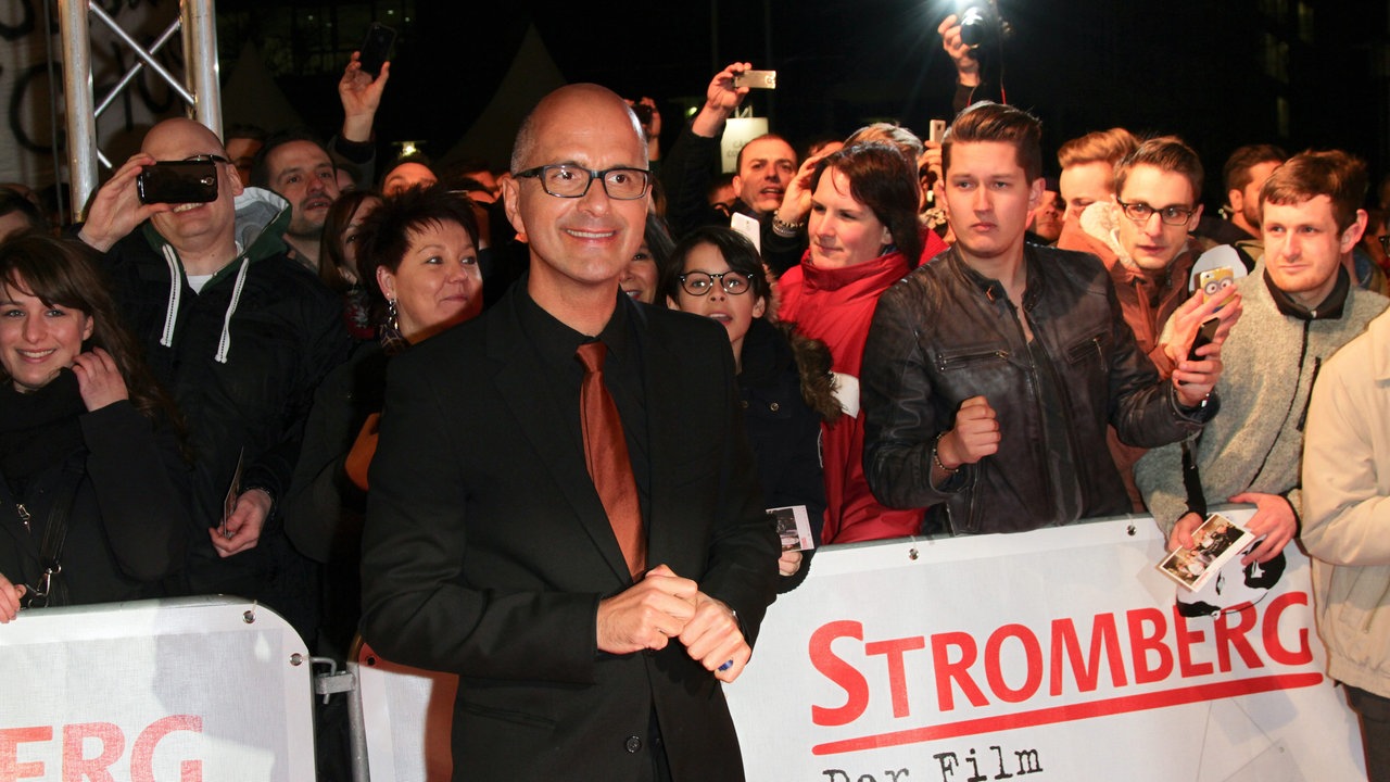 Christoph Maria Herbst bei der Premiere des Stromberg-Films 2014 vor seinen Fans auf dem roten Teppich