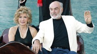 Sean Connery mit siner Ehefrau Micheline Roquebrune