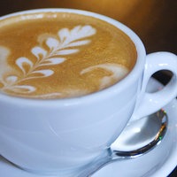 Eine Kaffeetasse 