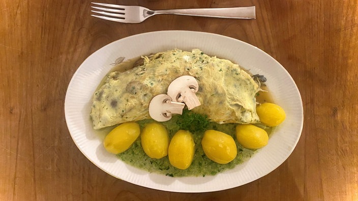 Champignon-Omelette