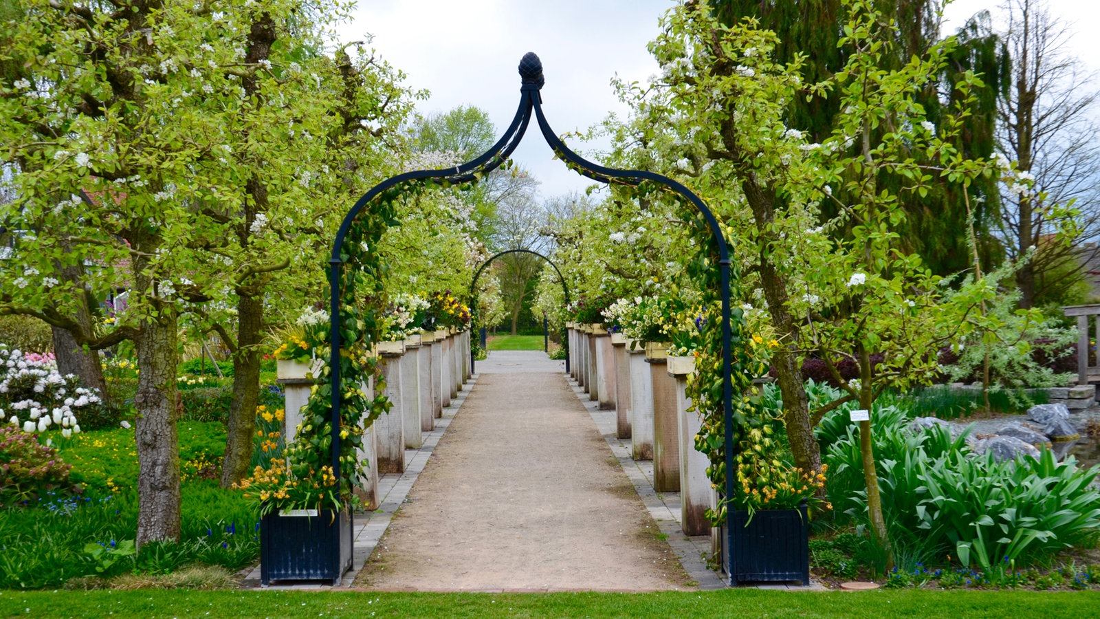 Spaziergang durch den Kreislehrgarten in Steinfurt