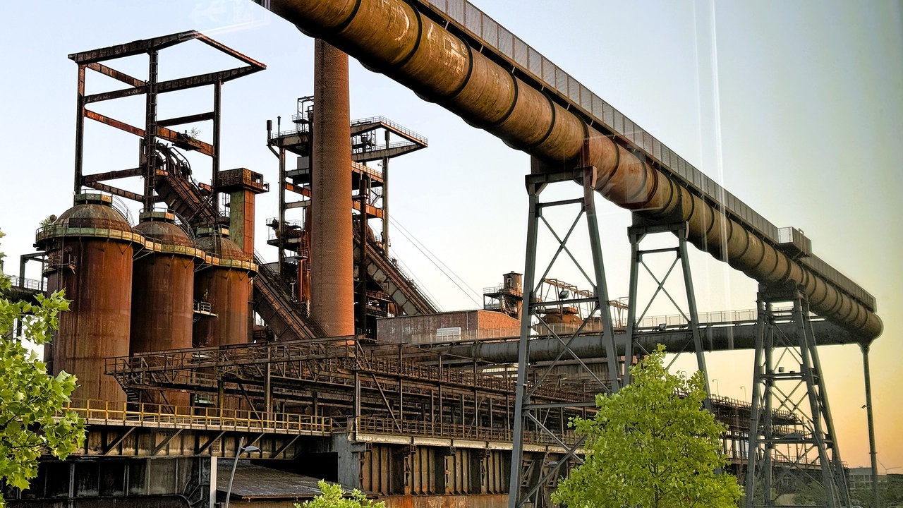 Wandern durch Dortmund: Hochofenwerk Phoenix-West