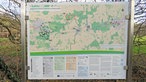Wandern rund ums Schloss Nordkirchen: Blick auf eine Wanderkarte
