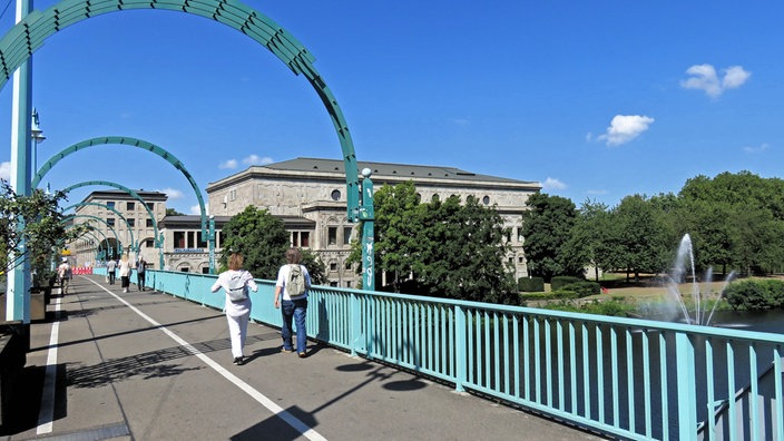 Die Schlossbrücke in Mülheim