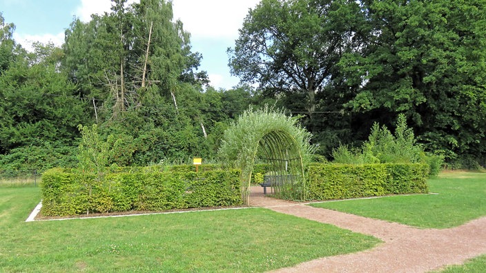 Bepflanzter Garten