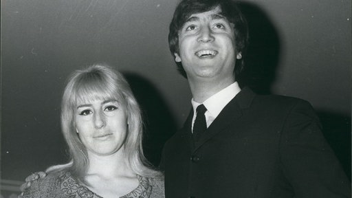 John Lennon und seine erste Frau Cynthia