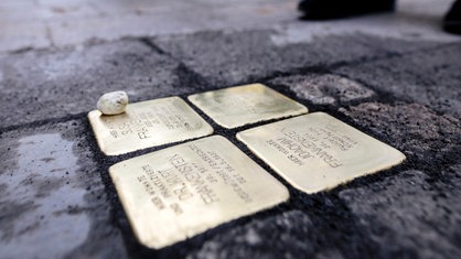 Stolpersteine für Dr. Kurt Frankenstein, Susanne Frankenstein, Joachim Frankenstein und Maria Frankenstein am Kaiser-Wilhelm-Ring 42 in Köln