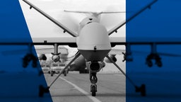 US-Drohne im Einsatz während der Operation Enduring Freedom im Irak 2013