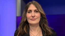 Anja Kohl, deutsche Journalistin, Fernsehmoderatorin und bei der Börsenredaktion des Hessischen Rundfunks tätig. 