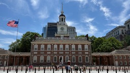 Independence Hall in Philadelphia.